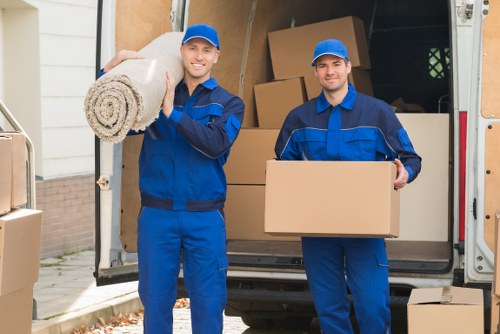 Removal team planning a move in Colliers Wood