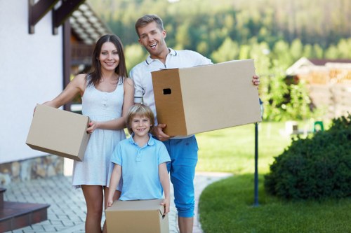Moving support near Colliers Wood homes and flats with tight access and parking