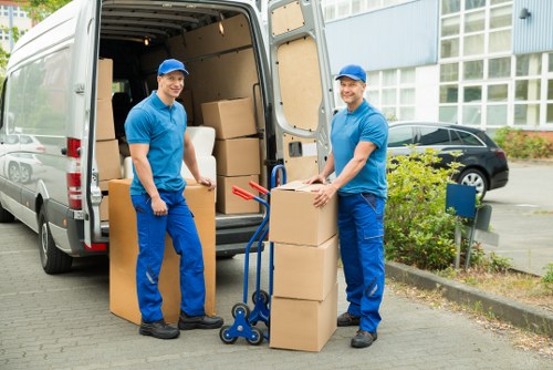 Moving furniture from a Colliers Wood flat with stair access